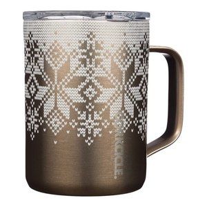 Corkcicle 16 Oz Fairisle Holiday Mug